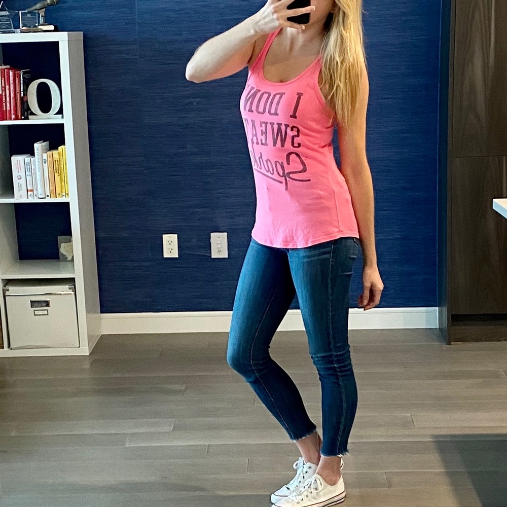 Sleeveless Racerback Top!